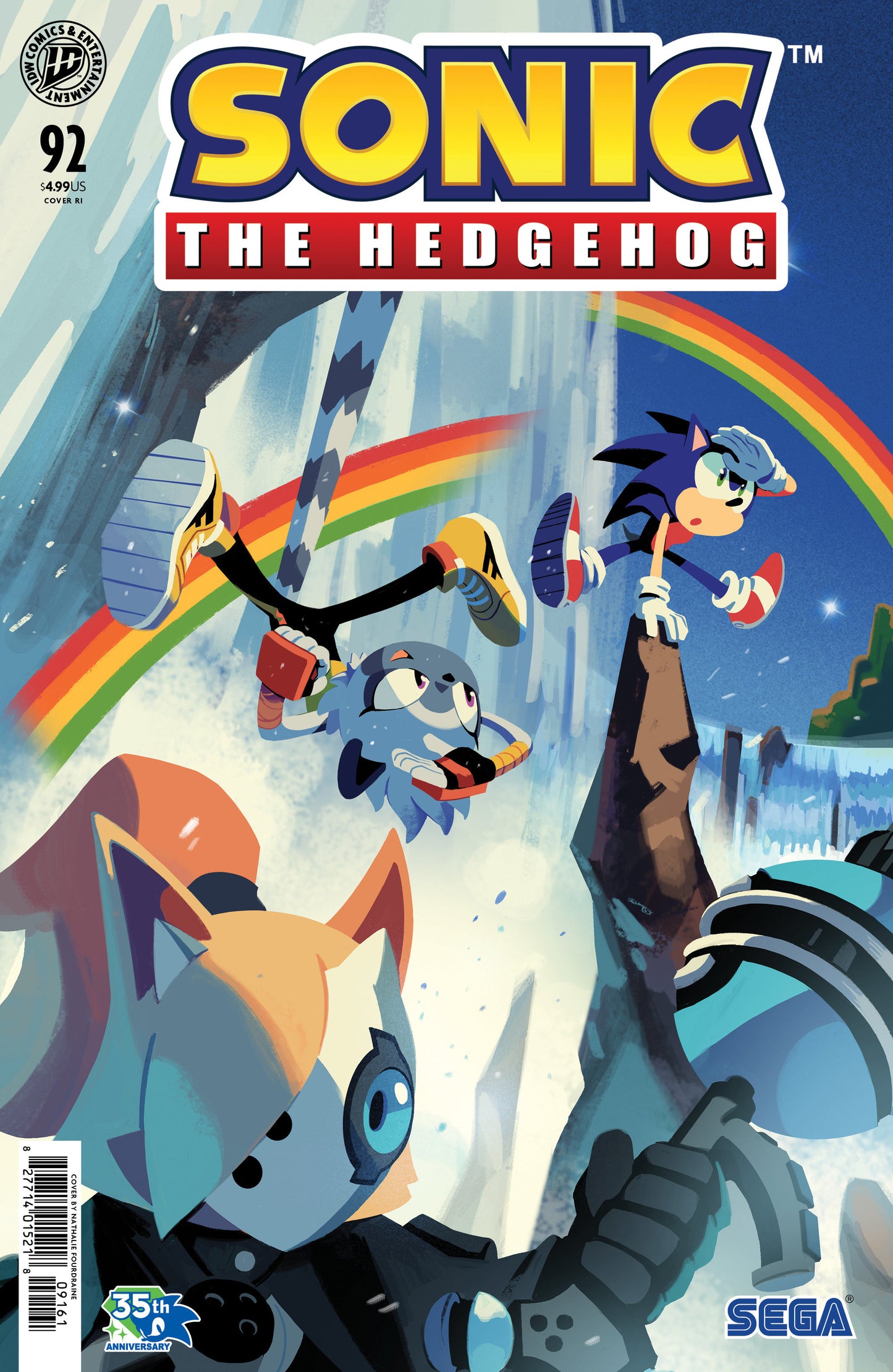 Sonic The Hedgehog #92 — Variant RI (15) (Fourdraine)