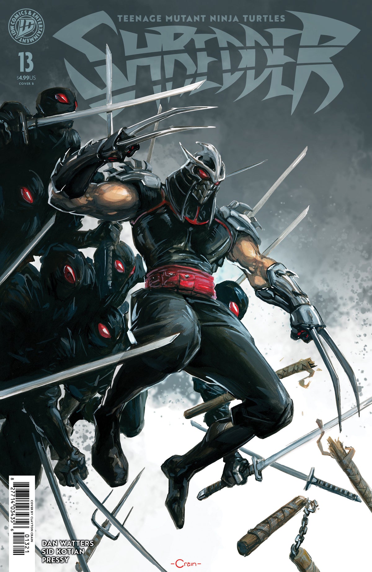 Teenage Mutant Ninja Turtles: Shredder #13 - B (Crain)