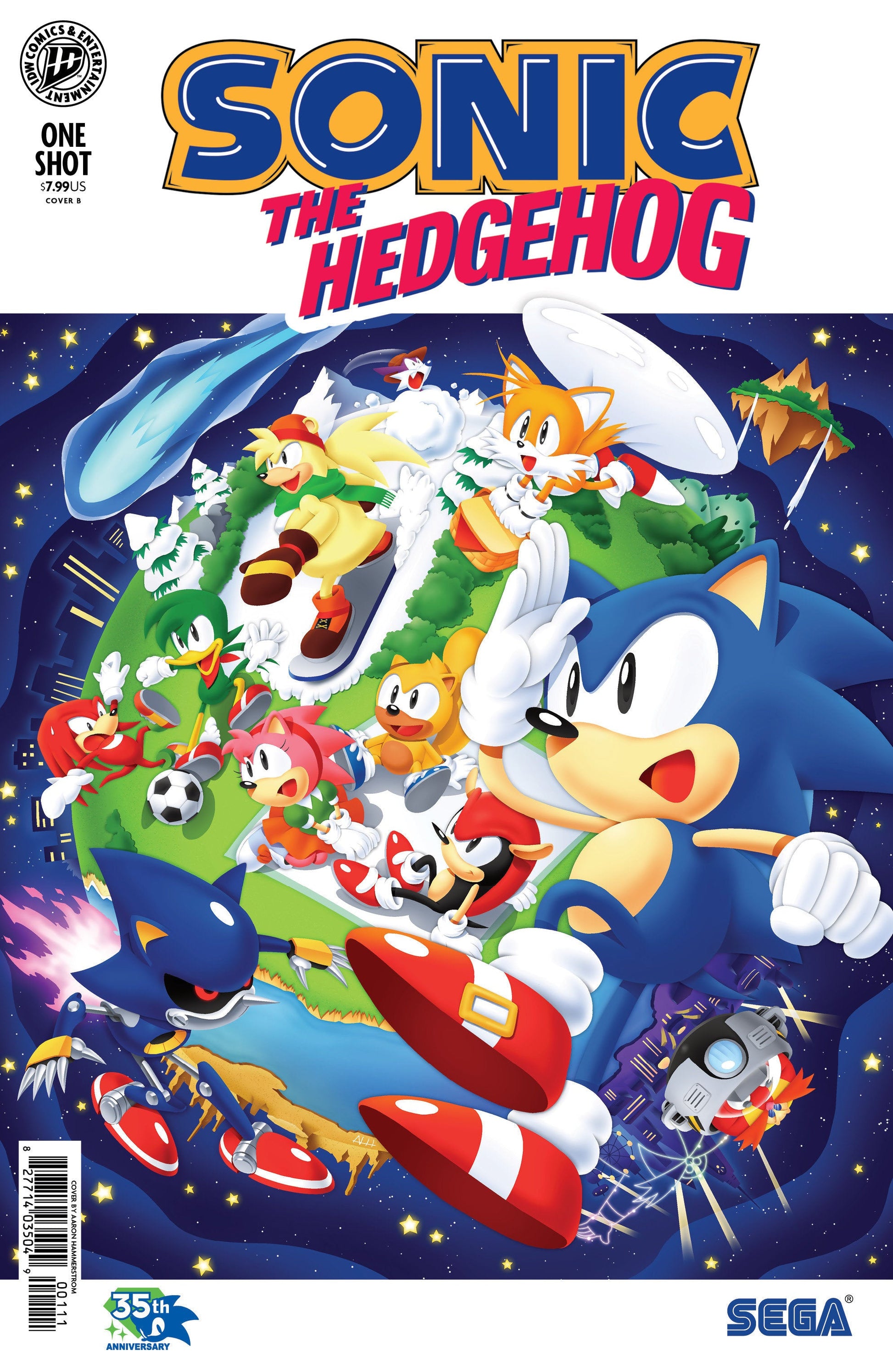 Sonic the Hedgehog 35th Anniversary Special (CVR B Hammerstrom Var)
