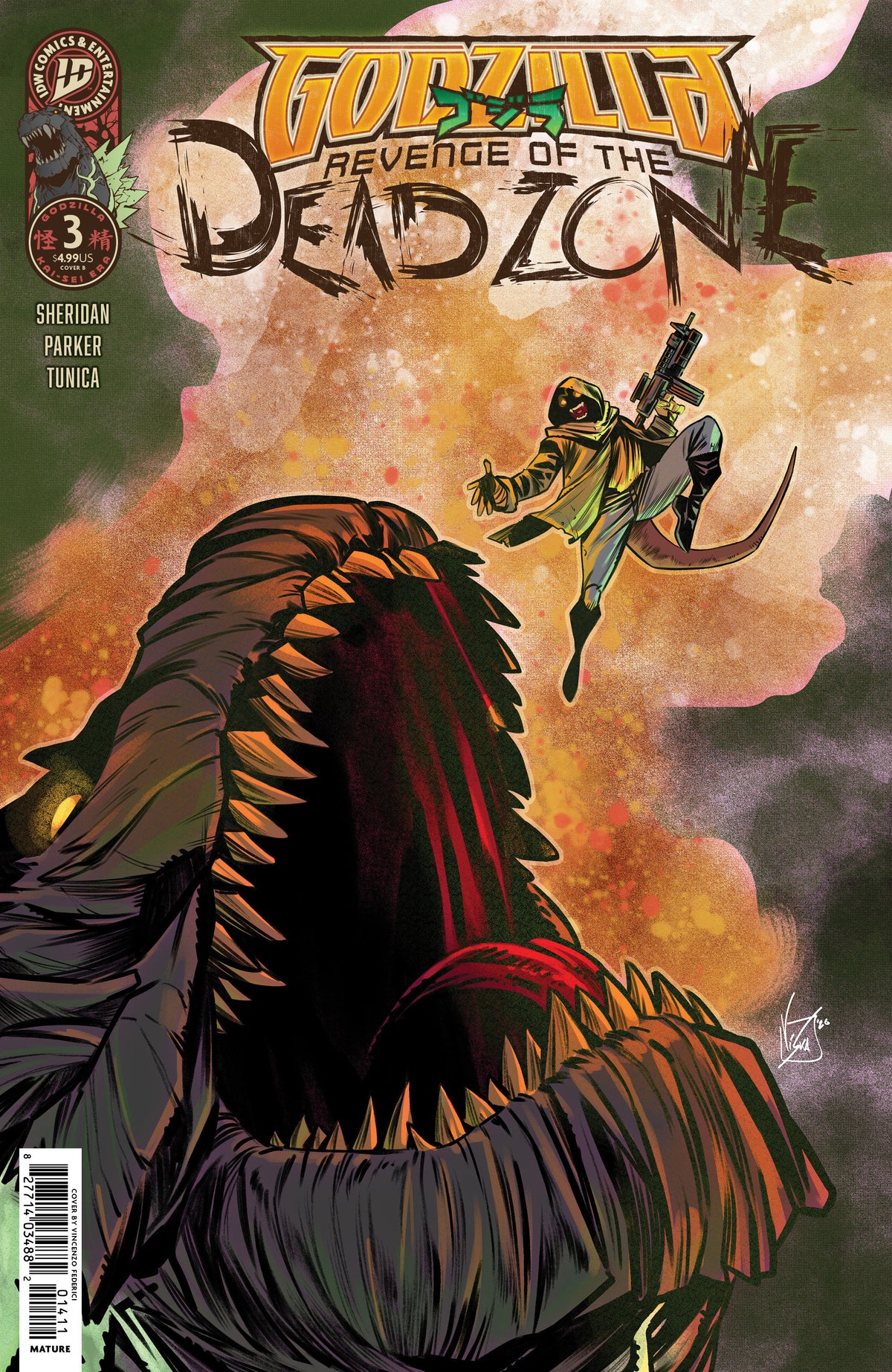 Godzilla: Revenge of the Deadzone [Kai-Sei Era] #3 - B (Federici)