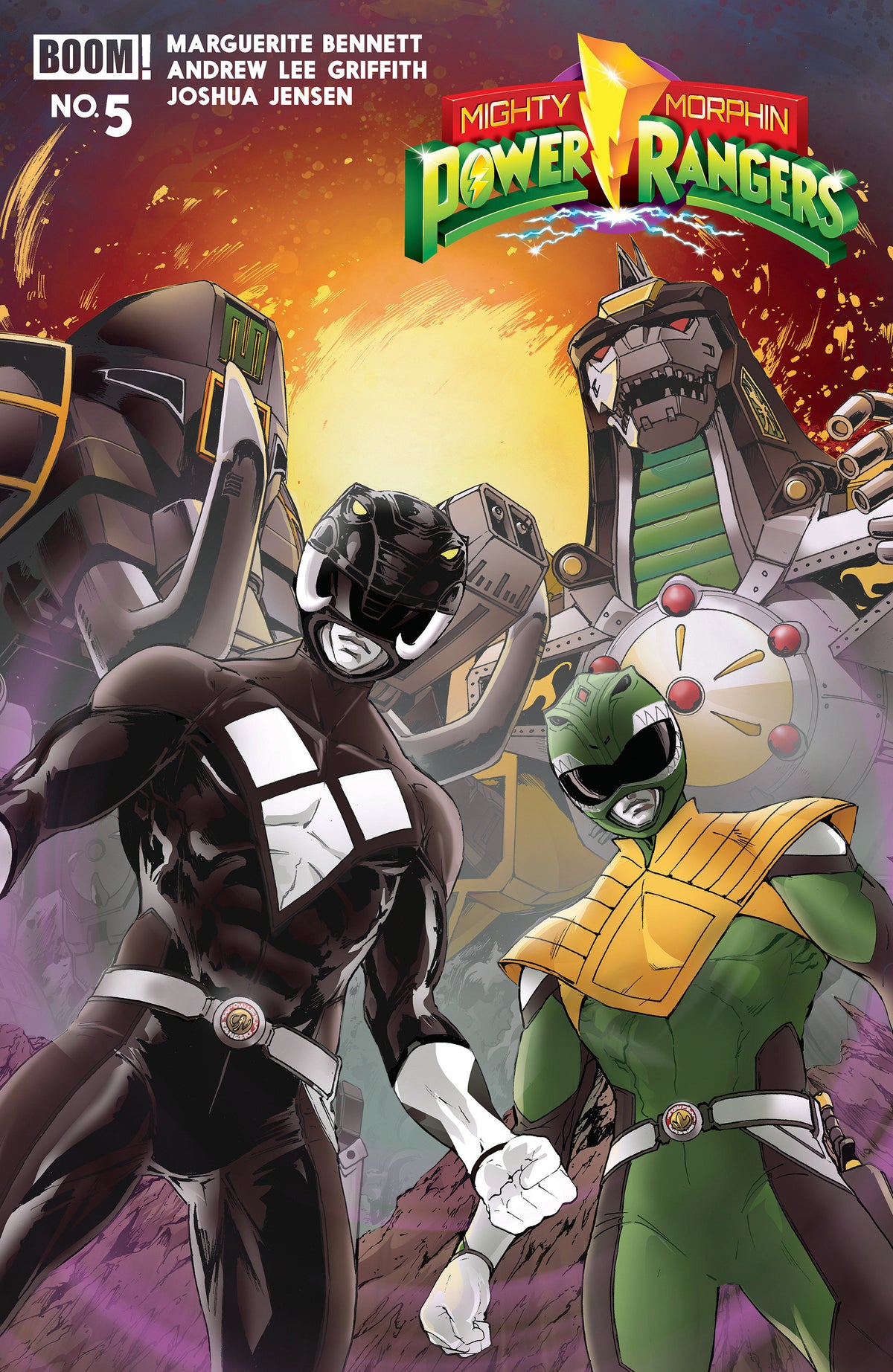 Mighty Morphin Power Rangers (2026) #5 - B Variant (Dressed, Griffith)