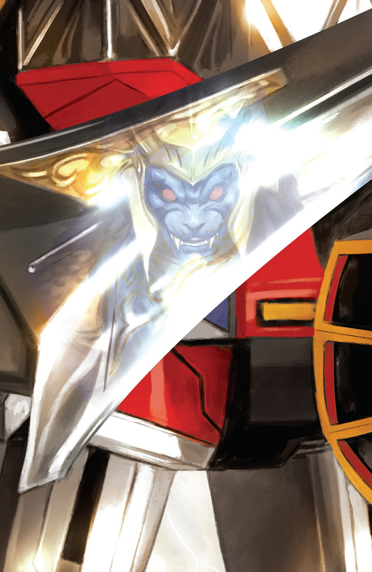 Mighty Morphin Power Rangers (2026) #5 - C Megazord Card Stock Connecting Variant (Full Art, Mercado)