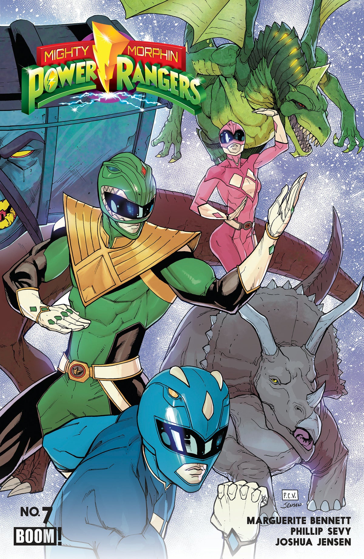 Mighty Morphin Power Rangers (2026) #7 - B Variant (Dressed, Sevy)