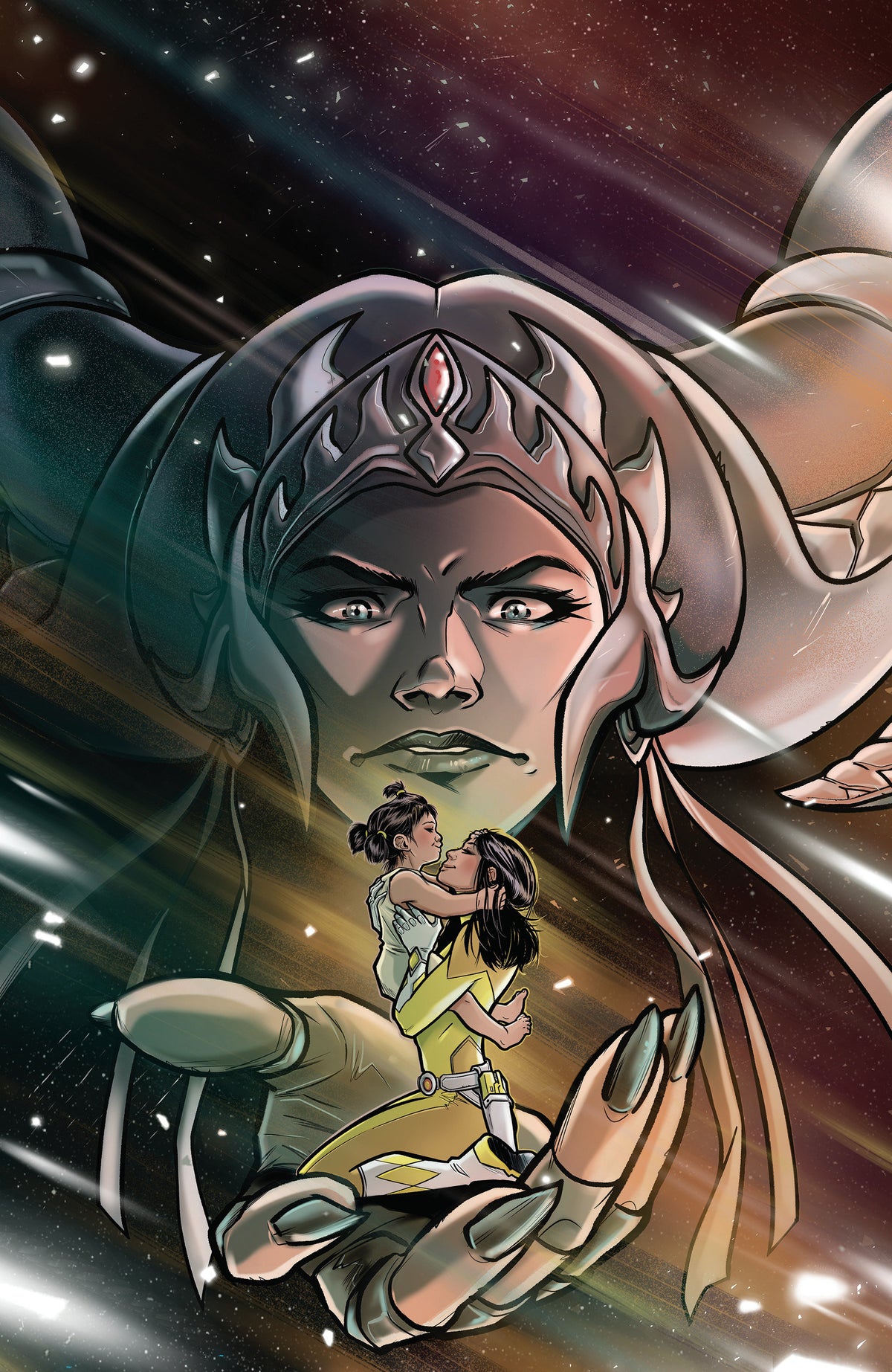 Mighty Morphin Power Rangers (2026) #7 - E Foil Variant (Full Art, Foil, Di Gianfelice)