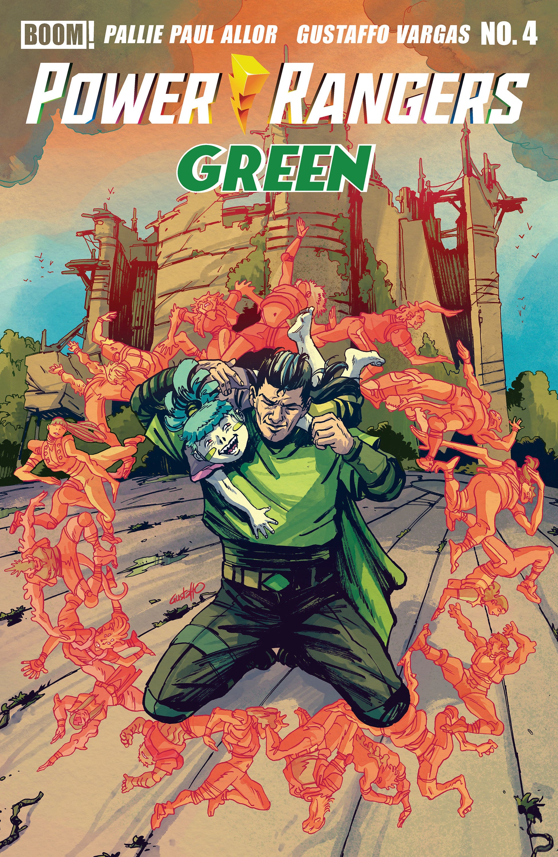 Power Rangers Green #4 — B Variant (Dressed, Vargas)