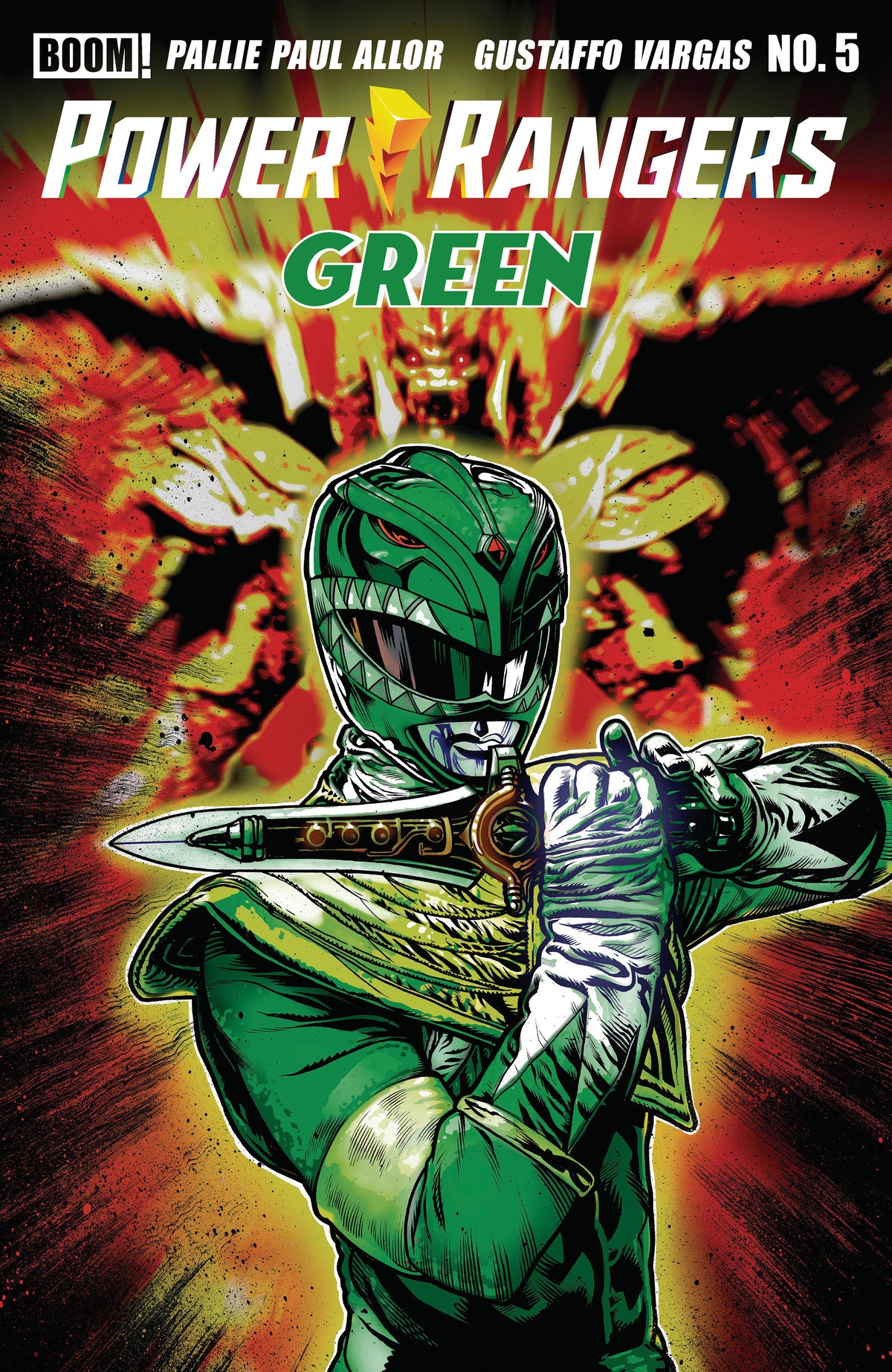 Power Rangers Green #5 - A Main (Dressed, Harris)