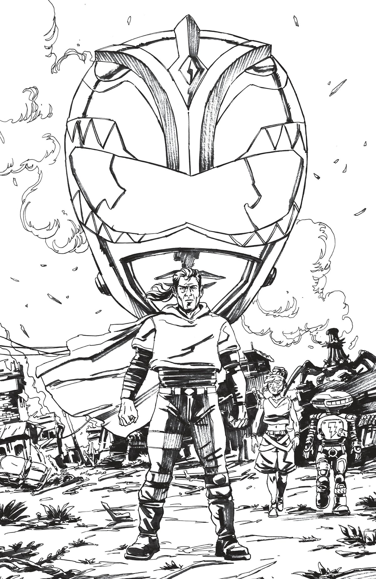 Power Rangers Green #5 - J Unlimited Variant (Full Art, Vargas)