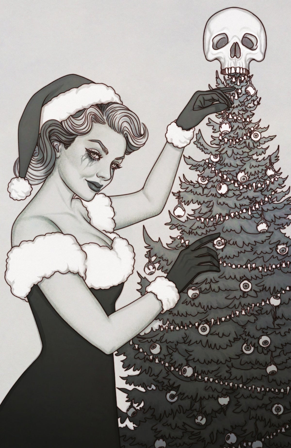 Christmas Darkness #1 - C Glow in the Dark Variant (Full Art, Glow in the Dark, Frison)