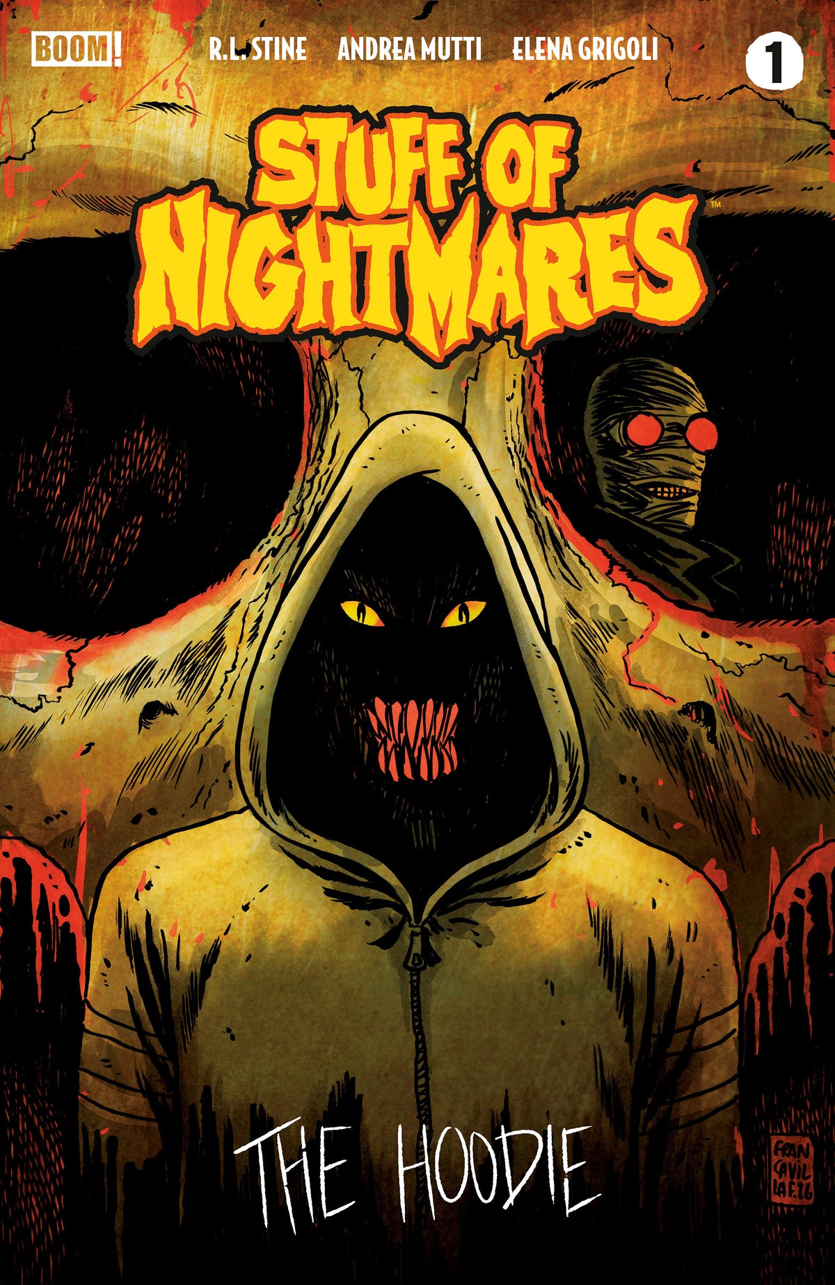 Stuff of Nightmares: The Hoodie #1 - A Main (Dressed, Francavilla)