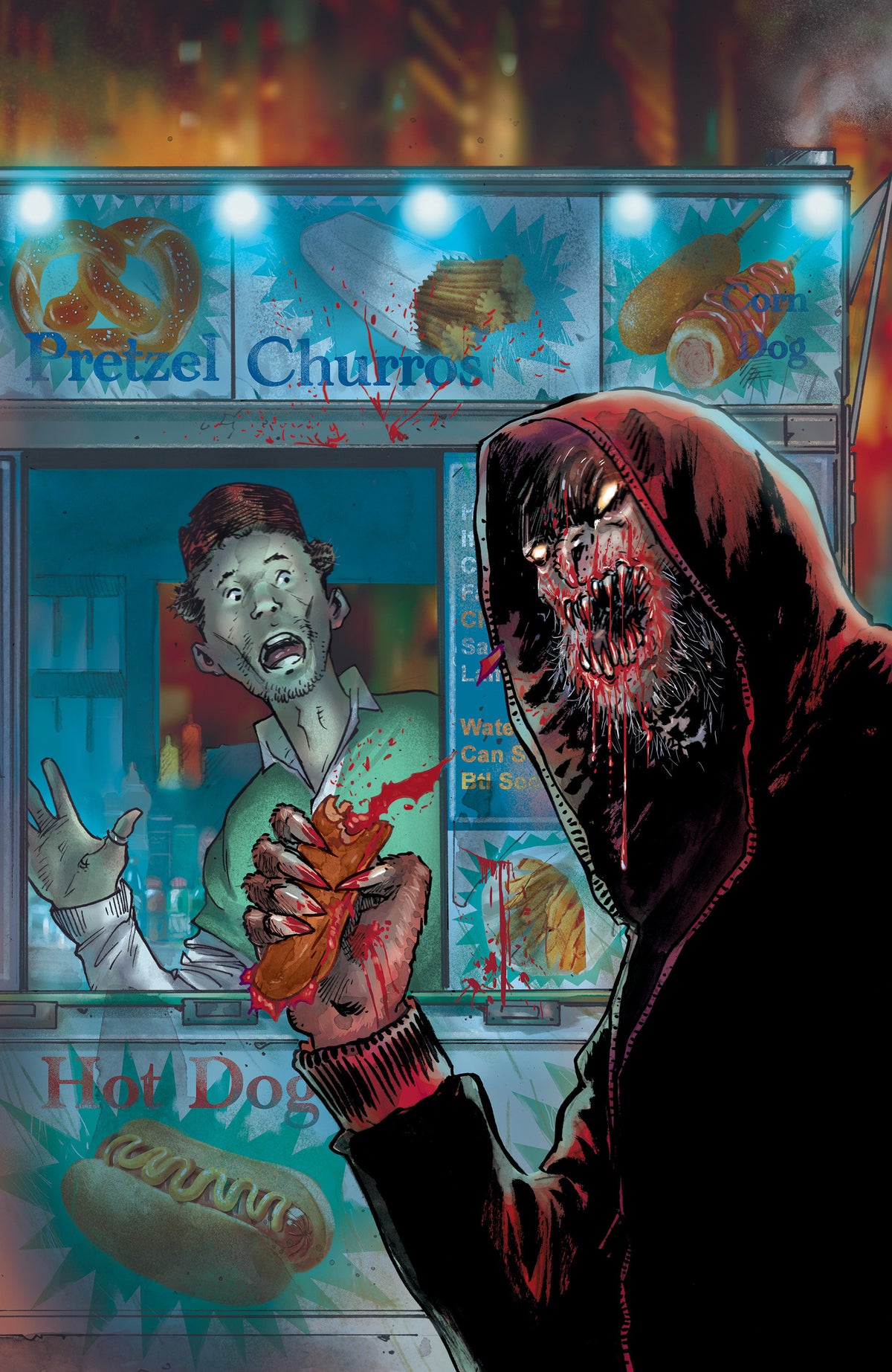 Stuff of Nightmares: The Hoodie #1 - E Glow in the Dark Variant (Full Art, Glow in the Dark, Mutti)