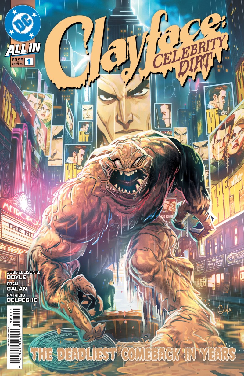 Clayface: Celebrity Dirt #1 (CVR A Fran Galan)