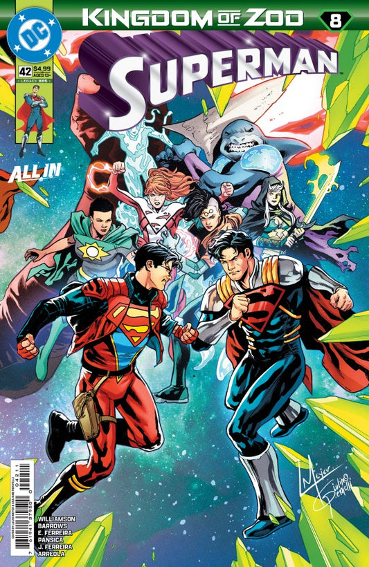 SUPERMAN #42 CVR A LUCAS MEYER CONNECTING (KINGDOM OF ZOD) [PREORDER] cover
