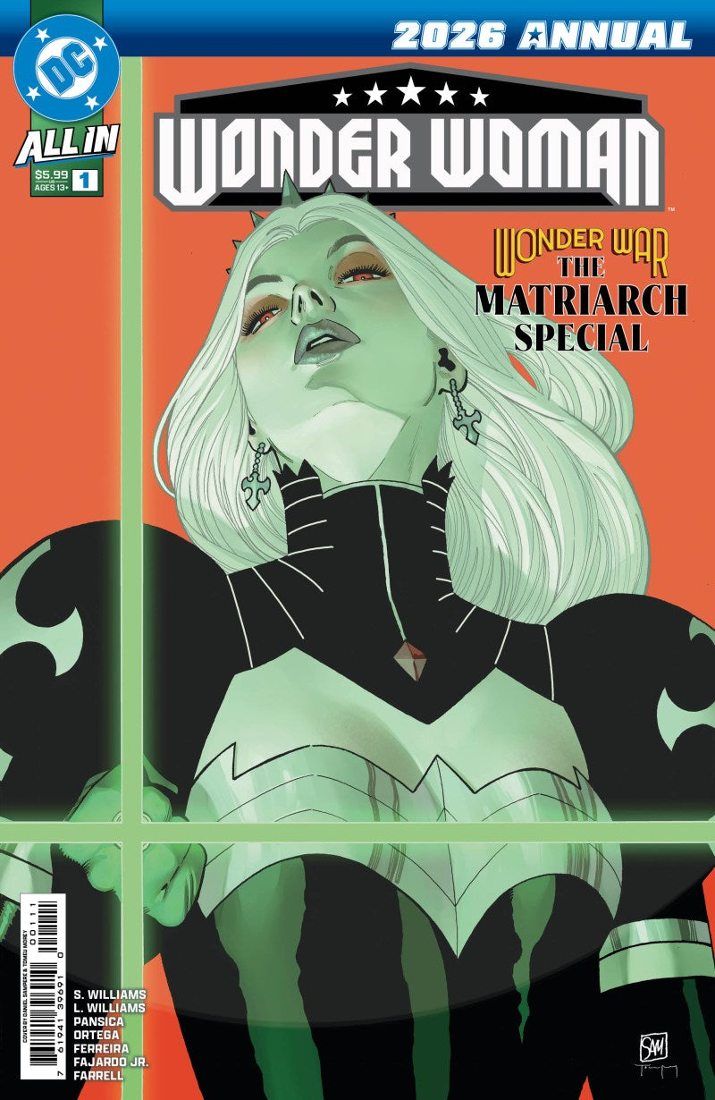 WONDER WOMAN 2026 ANNUAL WONDER WAR THE MATRIARCH SPECIAL #1 (ONE SHOT) CVR A DANIEL SAMPERE [PREORDER] cover